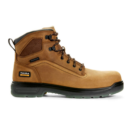 Ariat Turbo 6" Waterproof Carbon Toe Work Boot (Men) - Aged Bark Boots - Work - 6 Inch - The Heel Shoe Fitters