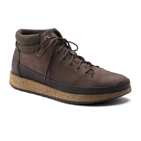 Birkenstock Honnef High Lace Up Ankle Boot (Unisex) - Roast Oiled Leather Boots - Casual - Low - The Heel Shoe Fitters