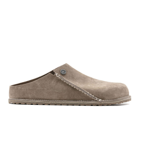 Birkenstock Zermatt 365 Slipper (Men) - Gray Taupe Suede Dress-Casual - Slippers - The Heel Shoe Fitters