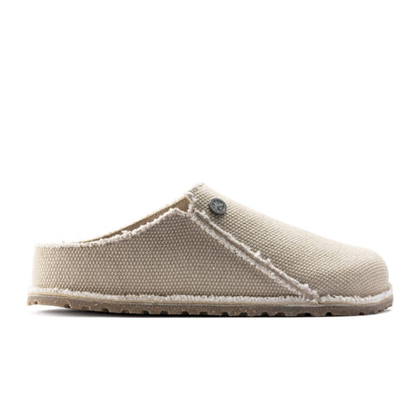 Birkenstock Zermatt 365 Slipper (Men) - Eggshell Canvas Dress-Casual - Slippers - The Heel Shoe Fitters