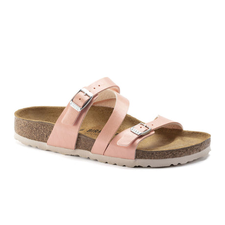 Birkenstock Salina Birko-Flor Slide Sandal (Women) - Graceful Coral Peach Sandals - Slide - The Heel Shoe Fitters
