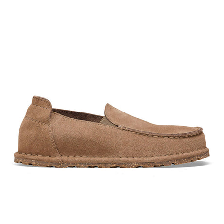 Birkenstock Utti Deep Blue Slip On Loafer (Men) - Taupe Suede Dress-Casual - Loafers - The Heel Shoe Fitters