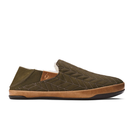 OluKai HanoHano Waxed Canvas Slipper (Men) - Husk/Husk Dress-Casual - Slippers - The Heel Shoe Fitters