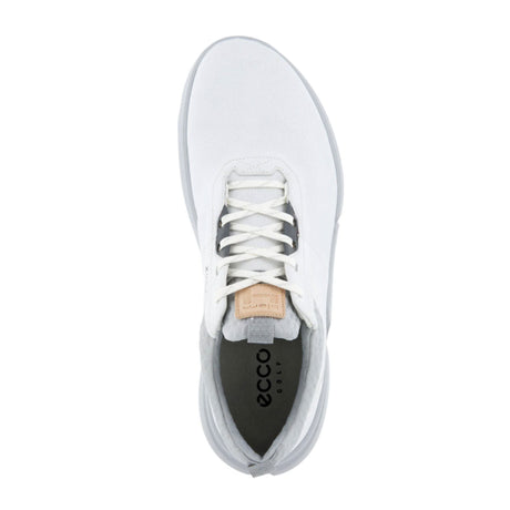 ECCO Golf Biom H4 Laced Shoe (Men) - White/Concrete Athletic - Sport - The Heel Shoe Fitters
