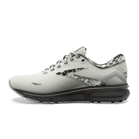Brooks Ghost 15 Running Shoe (Women) - White/Ebony/Oyster Athletic - Running - The Heel Shoe Fitters