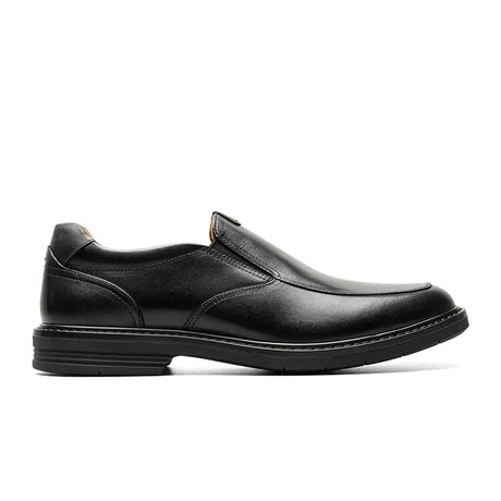 Florsheim Norwalk Moc Toe Slip On Loafer (Men) - Black Dress-Casual - Slip Ons - The Heel Shoe Fitters