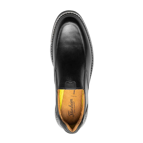 Florsheim Norwalk Moc Toe Slip On Loafer (Men) - Black Dress-Casual - Slip Ons - The Heel Shoe Fitters