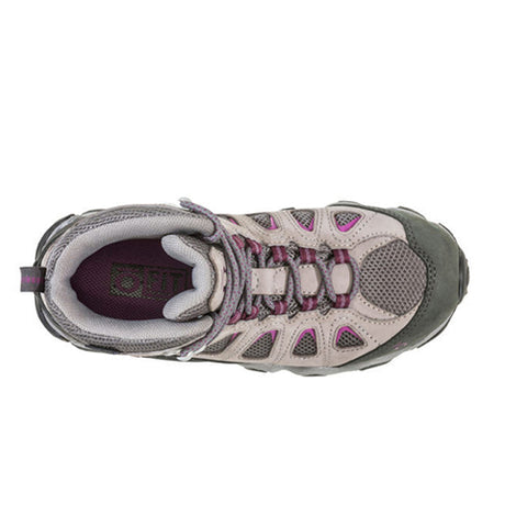 Oboz Sawtooth II Mid B-DRY Hiking Boot (Women) - Pewter/Violet Hiking - Mid - The Heel Shoe Fitters