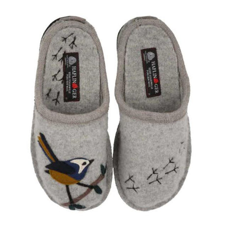 Haflinger Songbird Slipper (Women) - Silver Grey Dress-Casual - Slippers - The Heel Shoe Fitters