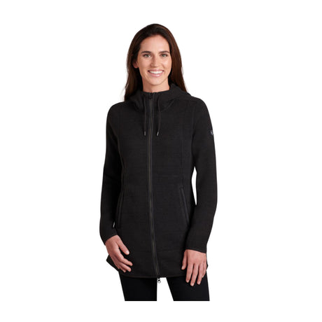 Kuhl Ascendyr Long Hoody (Women) - Black Apparel - Top - Long Sleeve - The Heel Shoe Fitters