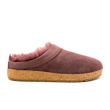 Haflinger Snowbird Clog (Women) - Mauve Dress-Casual - Clogs & Mules - The Heel Shoe Fitters