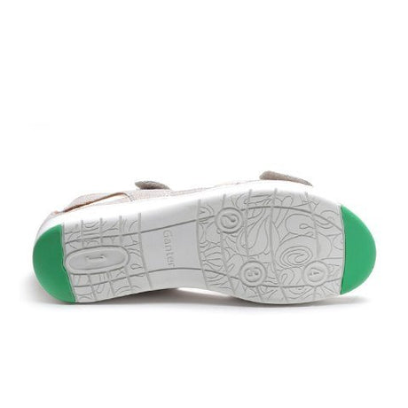 Ganter Gina (Women) - Grey/Chic Sandals - Backstrap - The Heel Shoe Fitters