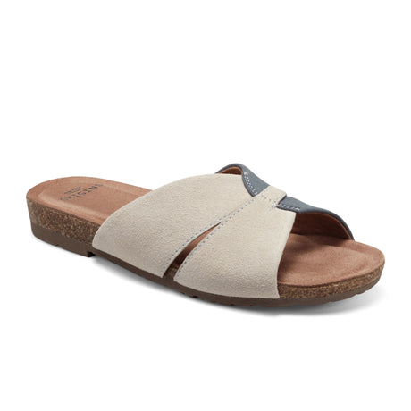 Earth Lexi Slide Sandal (Women) - Steel Blue Multi Sandals - Slide - The Heel Shoe Fitters