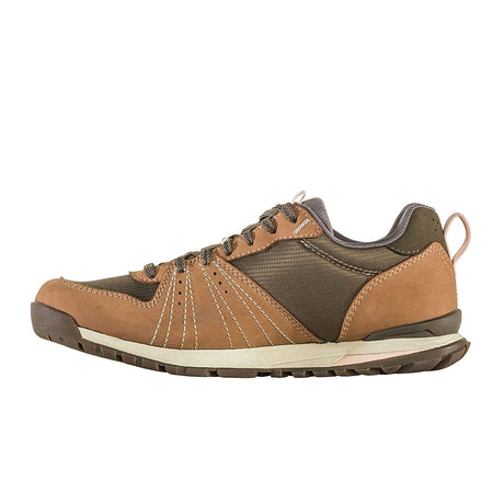 Oboz Bozeman Low Leather Lace Up Trail Shoe (Women) - Chipmunk Hiking - Low - The Heel Shoe Fitters