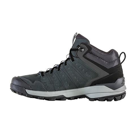 Oboz Sypes Mid Leather B-DRY Hiking Boot (Men) - Dark Shadow Hiking - Mid - The Heel Shoe Fitters