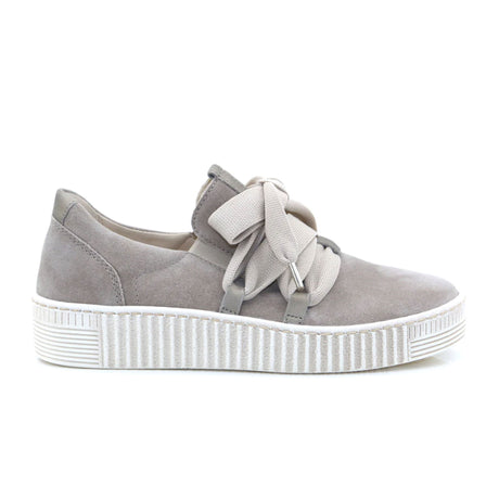 Gabor 83333-12 Bow Sneaker (Women) - Silk Dreamvelour Athletic - Casual - Lace Up - The Heel Shoe Fitters