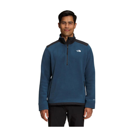 The North Face Alpine Polartec 200 1/4 Zip (Men) - Shady Blue/TNF Black Apparel - Top - Long Sleeve - The Heel Shoe Fitters