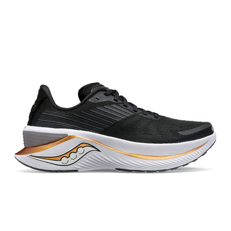 Saucony Endorphin Shift 3 Running Shoe (Women) - Black/Goldstruck Athletic - Running - The Heel Shoe Fitters